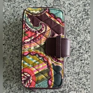 Vera Bradley wallet. Used, in good condition. Fits iPhone.